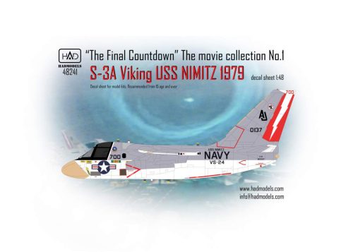 Had models - S-3A Viking ”Final Countdown” collection decal sheet 1:48