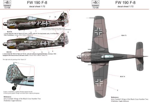 HAD models - FW 190 F-8