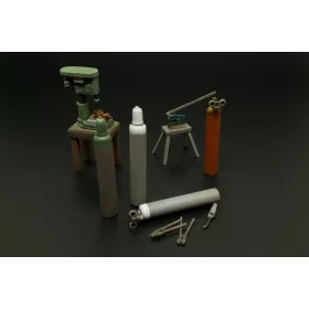 Hauler - Bench drill-lever shears-oxy acetylene bottles
