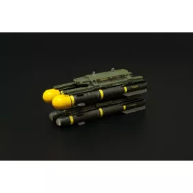   Hauler - 1/35 AGM-114 Hellfire (8pcs 2 racks) Resin construction kit of U.S. air to ground missiles