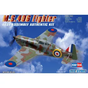 Hobbyboss - Ms.406 Fighter repülő makett