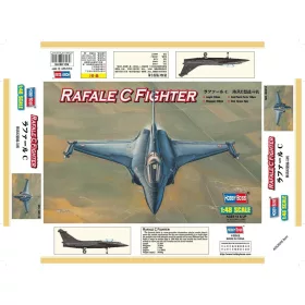 Hobby Boss - France  Rafale C Fighter repülő makett