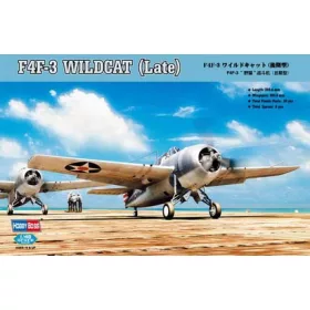 Hobbyboss - F4F-3 Wildcat Late Version repülő makett