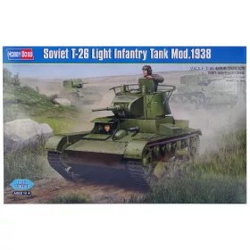   Hobbyboss - Soviet T-26 Light Infantry Tank Mod 1938 tank makett