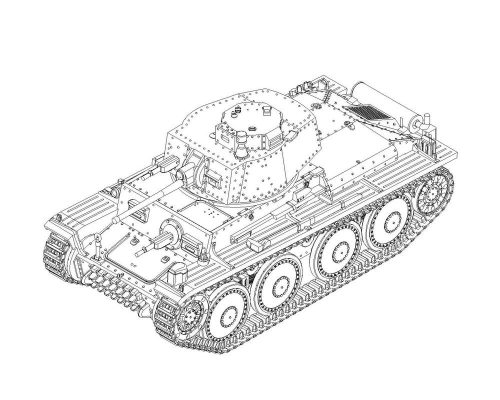 Hobbyboss - German PzKpfw 38(t) Ausf.E/F