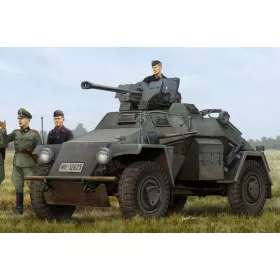   Hobbyboss - German Le.Pz.Sp.Wg (Sd.Kfz.221) Leichter Panzerspahwagen-Late harcjármű makett