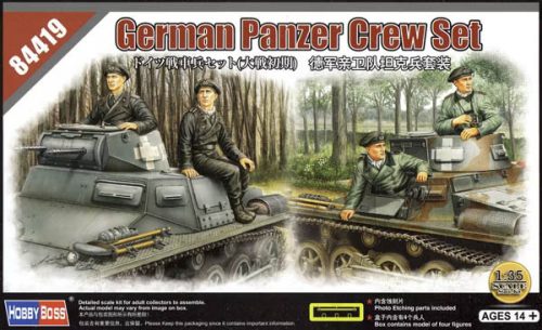 Hobbyboss - German Panzer Crew Set