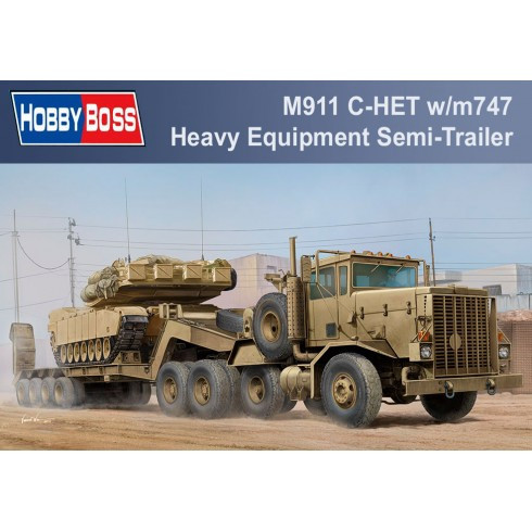 Hobbyboss - M911 C-Het W/M747 Heavy Equipment Semi- Trailer