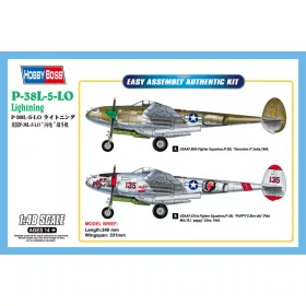 Hobbyboss - P-38L-5-Lo Lightning repülő makett