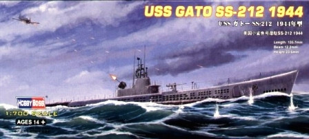 Hobbyboss - Uss Gato Ss-212 1944