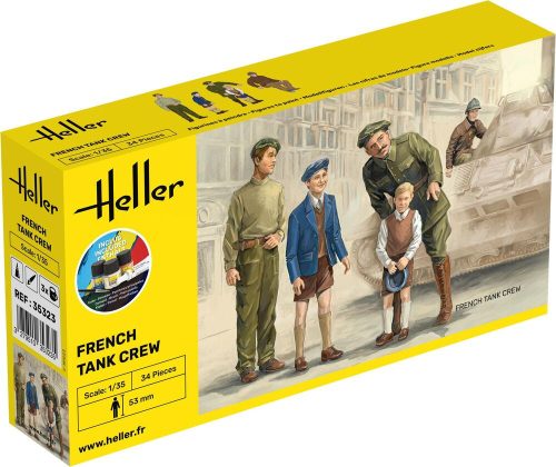 Heller - STARTER KIT French Tank Crew