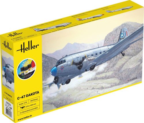 Heller - STARTER KIT C-47 DAKOTA