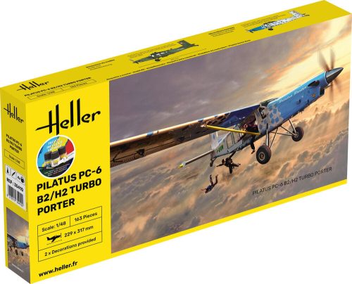 Heller - STARTER KIT PILATUS PC-6 B2/H2 Turbo Porter