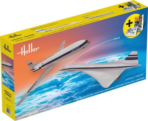 Heller - Caravelle + Concorde