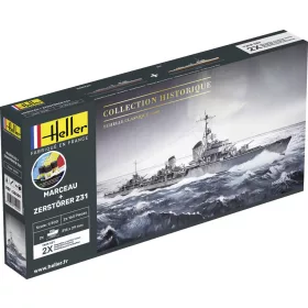   Heller - STARTER KIT Marceau + Zerst  rer Z31 TWINSET hajó makett