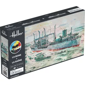   Heller - STARTER KIT LA SEINE + LA SAONE TWINSET hajó makett