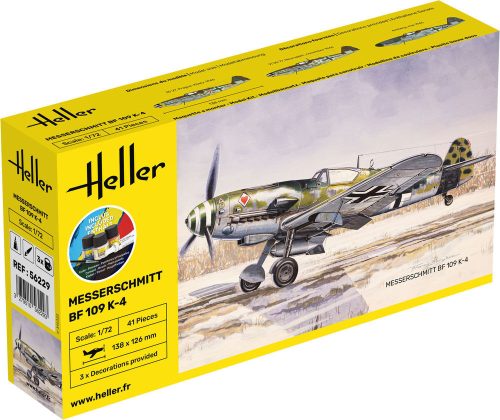 Heller - STARTER KIT Messerschmitt Bf 109 K-4
