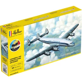   Heller - STARTER KIT L-749 Constellation A.F. repülő makett
