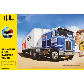   Heller - STARTER KIT Kenworth K-123 Cabover Truck kamion makett