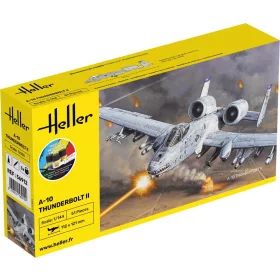 Heller - STARTER KIT A-10 Thunderbolt II repülő makett