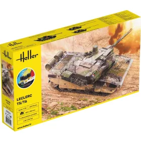 Heller - STARTER KIT Leclerc T5/T6 tank makett