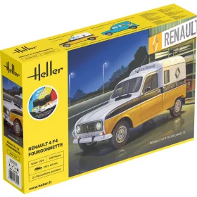 Heller - STARTER KIT Renault 4 F4 Fourgonette