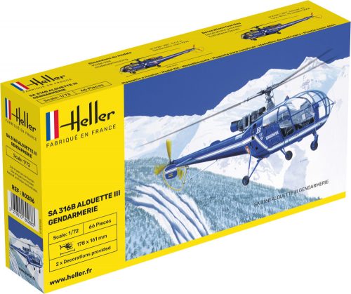 Heller - Aerospatiale SA 316 Alouette III Gendarmerie