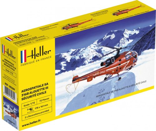 Heller - Aerospatiale Alouette III Sécurité Civile