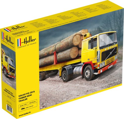 Heller - VOLVO F12-20 Timber Semi Trailer