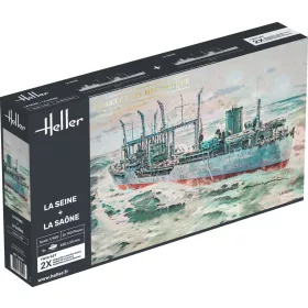 Heller - LA SEINE + LA SAONE TWINSET hajó makett