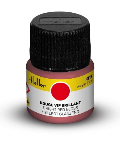 Heller - Acrylic Paint 019 Bright Red Gloss