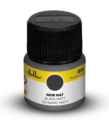 Heller - Acrylic Paint 033 Black Matt