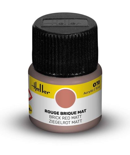 Heller - Acrylic Paint 070 Brick Red Matt