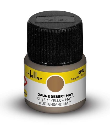 Heller - Acrylic Paint 093 Desert Yellow Matt