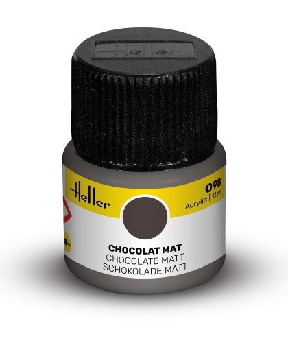 Heller - Acrylic Paint 098 Chocolate Matt
