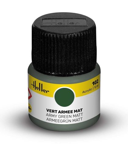 Heller - Acrylic Paint 102 Army Green Matt