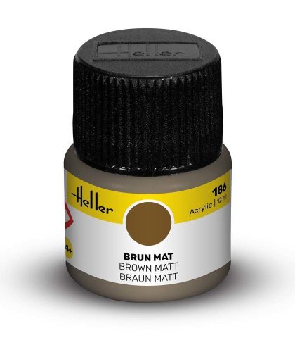 Heller - Acrylic Paint 186 Brown Matt