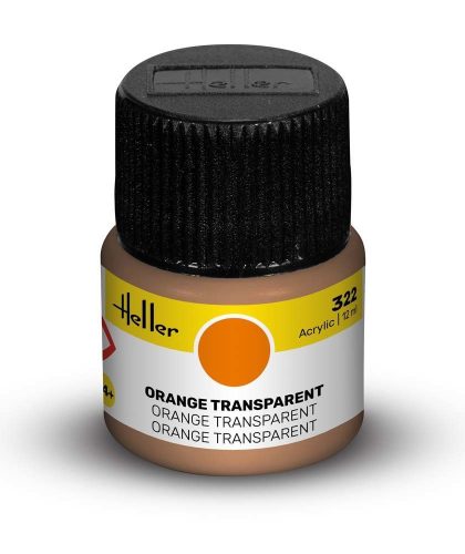 Heller - Acrylic Paint 322 Orange Transparent