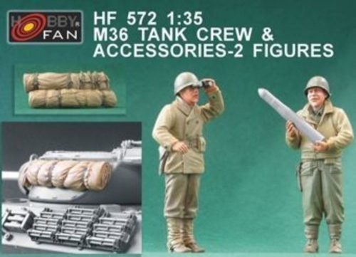Hobby Fan - M36 Tank Crew & Accessories-2 Figures