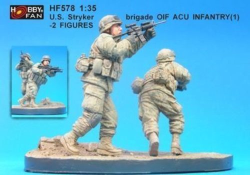 Hobby Fan - U.S. Stryker brigade(1) infantry- 2 Fig.