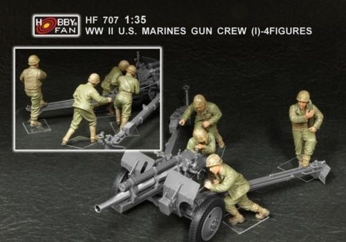 Hobby Fan - WWII U.S. Marines gun crew(set 1 4 fig.)