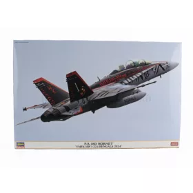   Hasegawa - GRUMMAN F/A-18E SUPER HORNET VFMA 224 BENGALS MILITARY AIRPLANE /