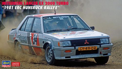 Hasegawa - Mitsubishi Lancer Ex 2000 Turbo N 34 Rally Erc Hunsruck 1981 A.Jetten - J.Meester