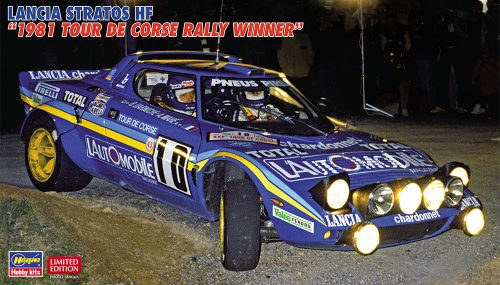 Hasegawa - Lancia Stratos Hf N 10 Winner Rally Tour De Corse 1981 B.Darniche - A.Mahe