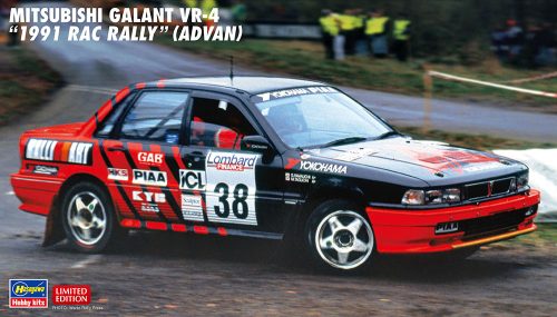 Hasegawa - Mitsubishi Galant Vr-4 Advan N 38 Rally Rac Lombard 1991 S.Yamauchi - M.Taguchi