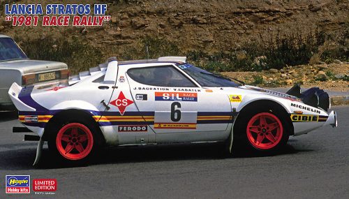 Hasegawa - Lancia Stratos Hf N 6 Rally Race 1981 J.Bagration - V.Sabater