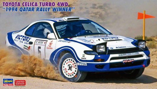 Hasegawa - Toyota Celica Turbo 4Wd N 5 Winner Rally Qatar 1994 K.Malik - S.Khalifa