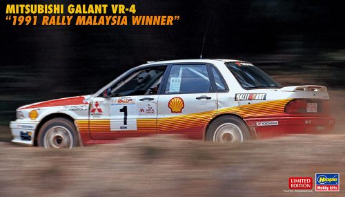 Hasegawa - Mitsubishi Galant Vr-4 N 1 Winner Rally Malaysia 1991 R.Dunkerton - F.Gocentas