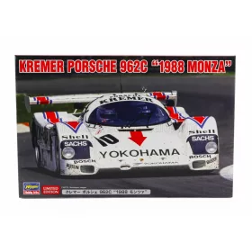 Hasegawa - PORSCHE 962C TEAM KREMER N 10 MONZA RACING 1988 /