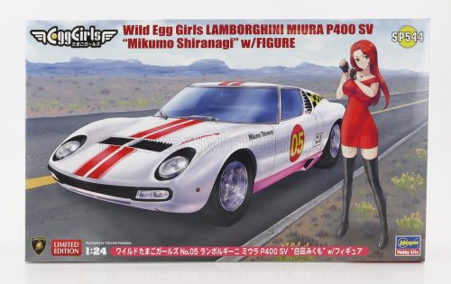 Hasegawa - LAMBORGHINI MIURA P400 SV WITH EGG GIRL MIKUMO IRANAGI 1972 /
